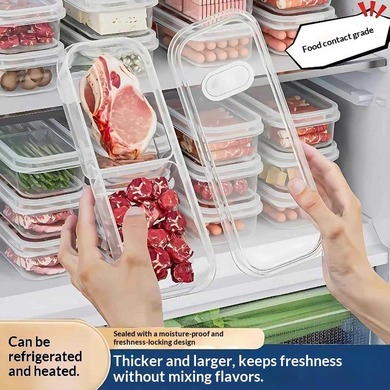 Food Storage Freezer - منظم قابل للتكديس للثلاجة والفريزر، عبوة