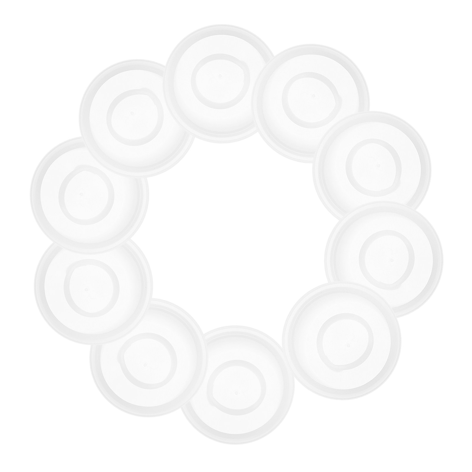 Food Storage Lid - 10 قطع أغطية بلاستيكية لبراميل تخزين