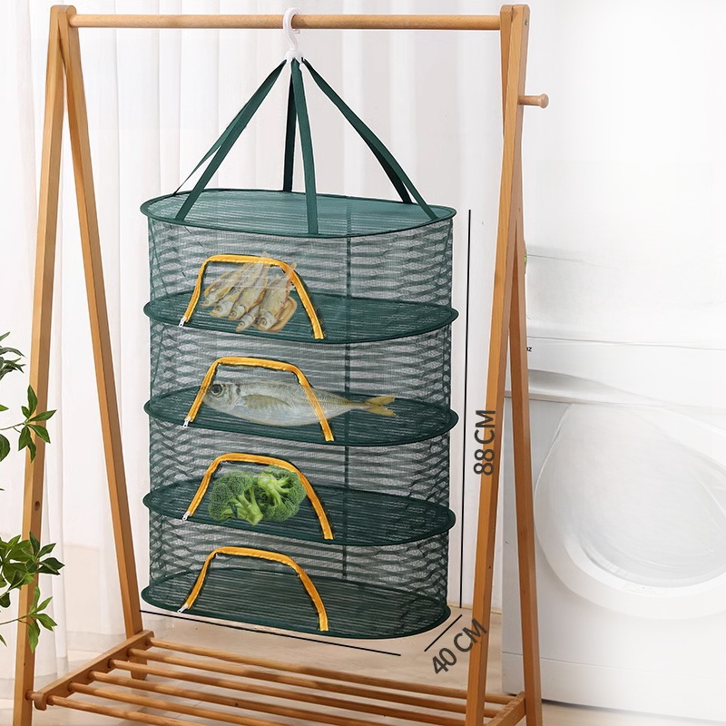 Food Storage Net - رف تجفيف طعام متعدد الطبقات سميك،