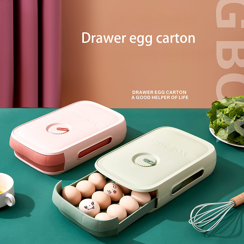 Food Storage Drawers - صندوق تخزين البيض الجديد للثلاجة من