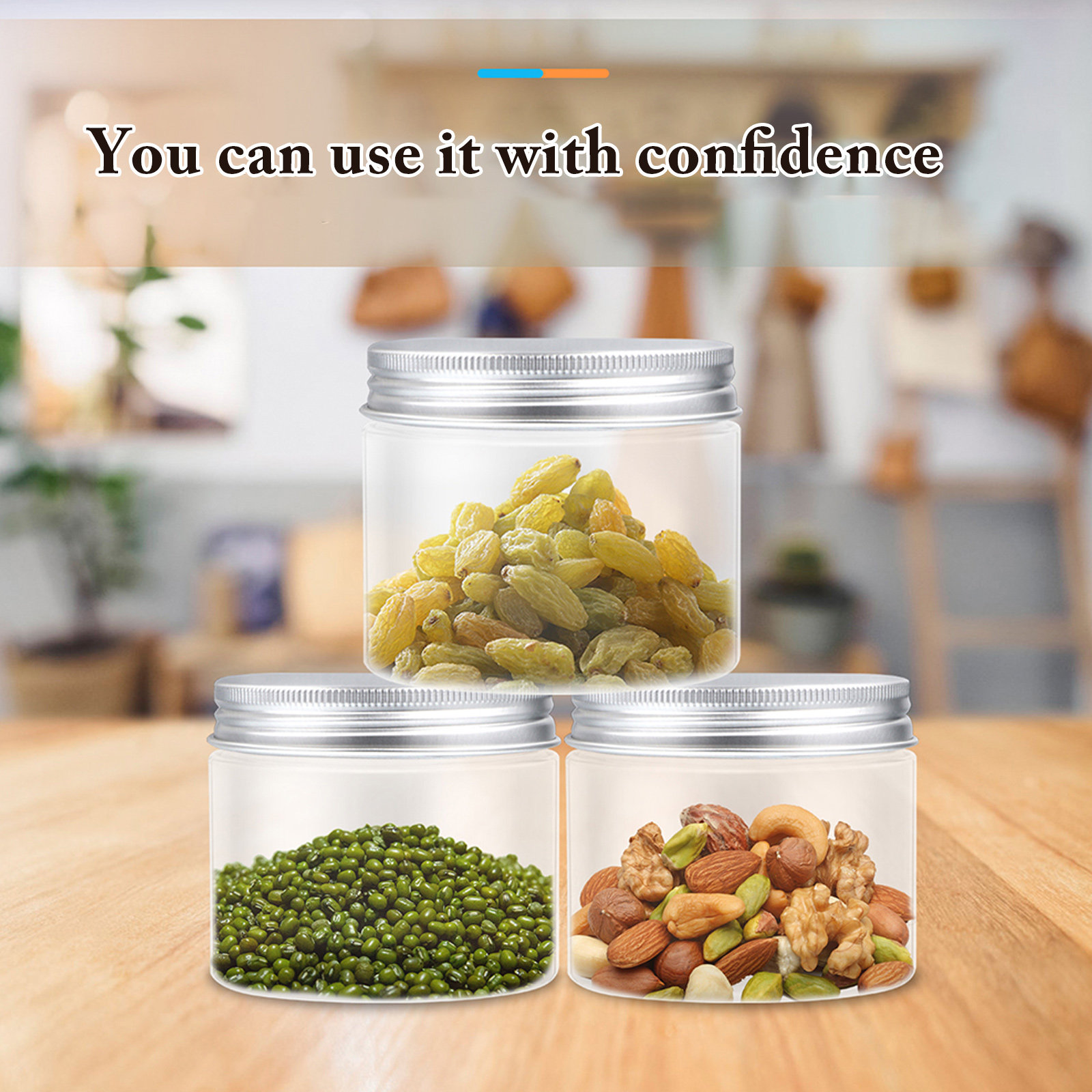 Food Storage Lid - مجموعة من 12 برطمان لتخزين الطعام