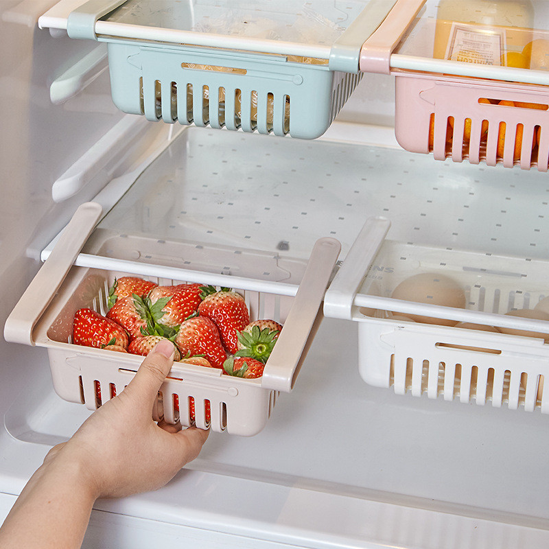 Food Storage Drawers - المطبخ شنقا المنظم الثلاجة البيض الفاكهة