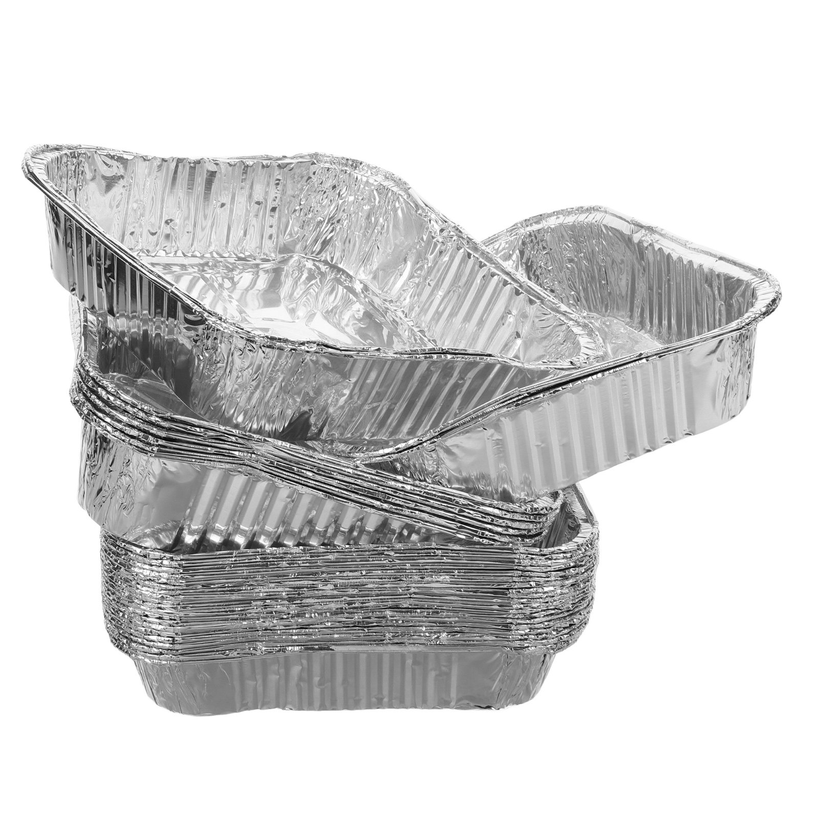 Food Storage Aluminum - 30 قطعة من صواني الخبز المصنوعة