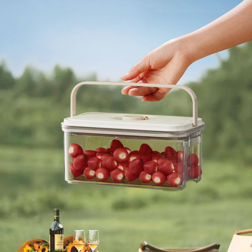 Food Storage Without Plastic - صندوق تخزين متعدد الطبقات قابل للسحب،