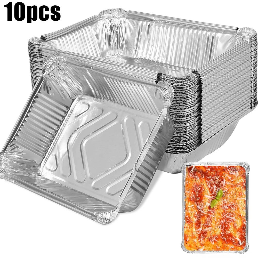 Food Storage Aluminum - 10 قطعة المتاح الألومنيوم احباط الغذاء