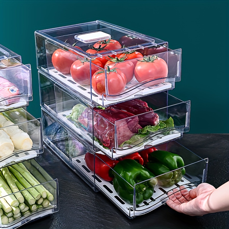 Food Storage Drawers - صندوق تخزين ثلاجة المطبخ ، نوع