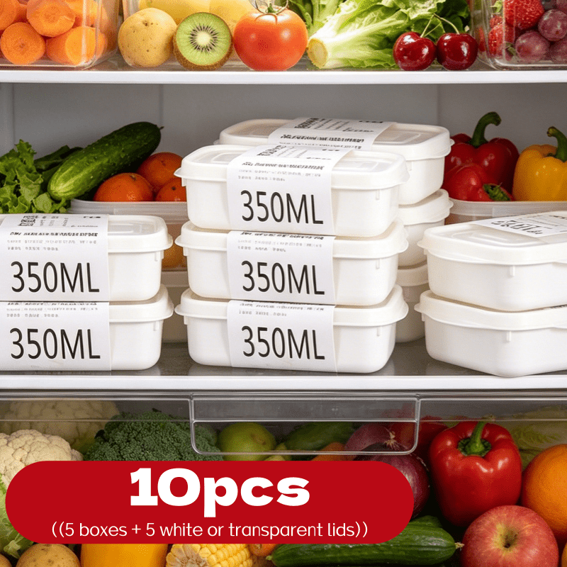 Food Storage Freezer - مجموعة من 10 قطع من صناديق