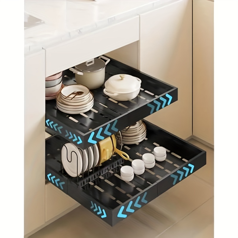 Food Storage Drawers - سحب صينية المنظم المطبخ تخزين خزانة