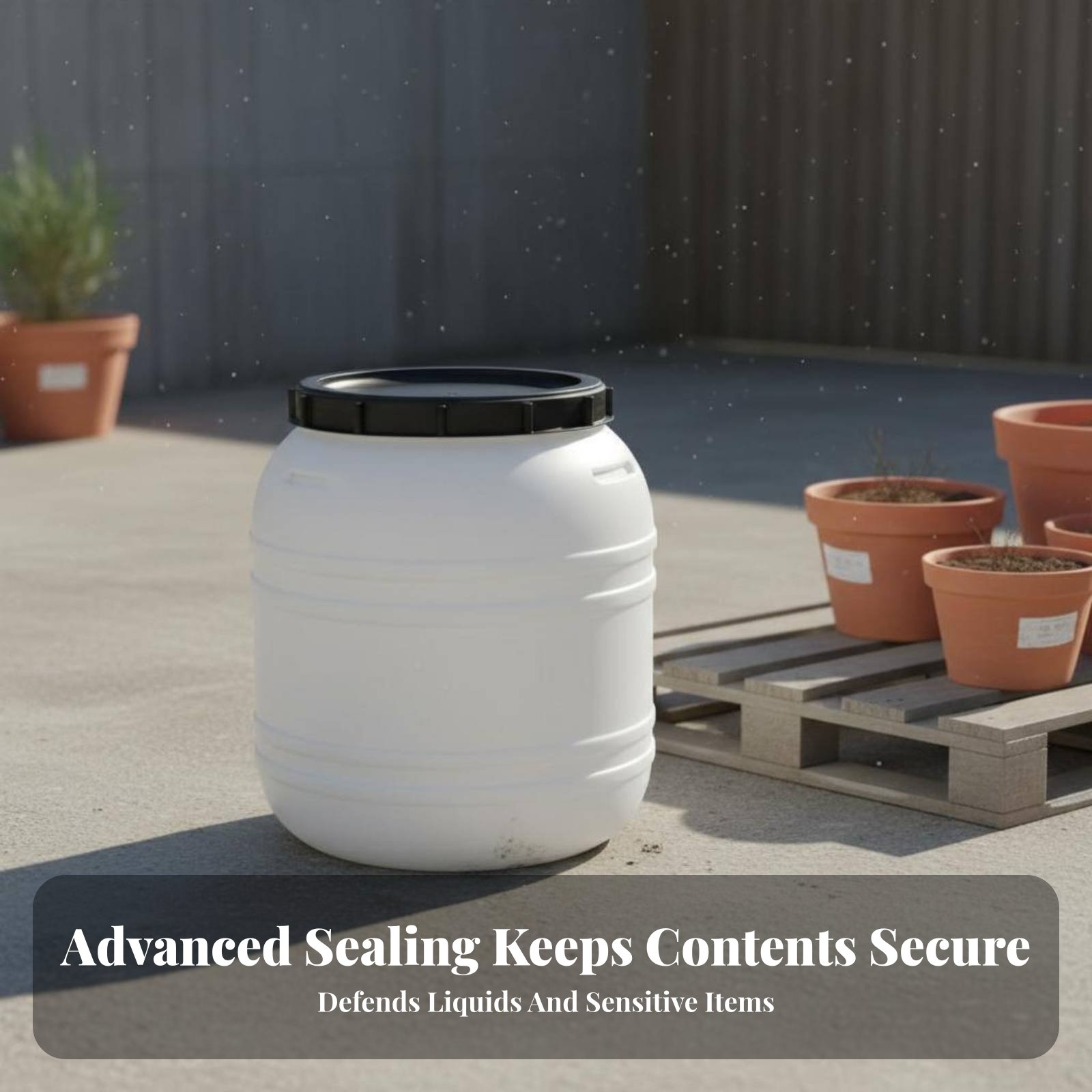 برميل بلاستيكي لحفظ الطعام بدر - مراجعة Food Storage Lid وسعره