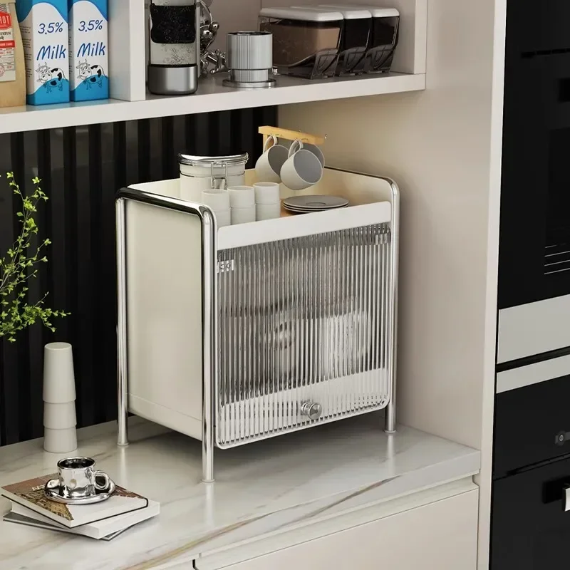 منظم سطح المكتب خزانة مستحضرات - مراجعة Food Storage Drawers وسعره