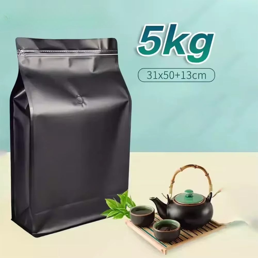 10 قطعة 5 كجم زيبلوك مسحوق حبو - مراجعة Food Storage Aluminum وسعره