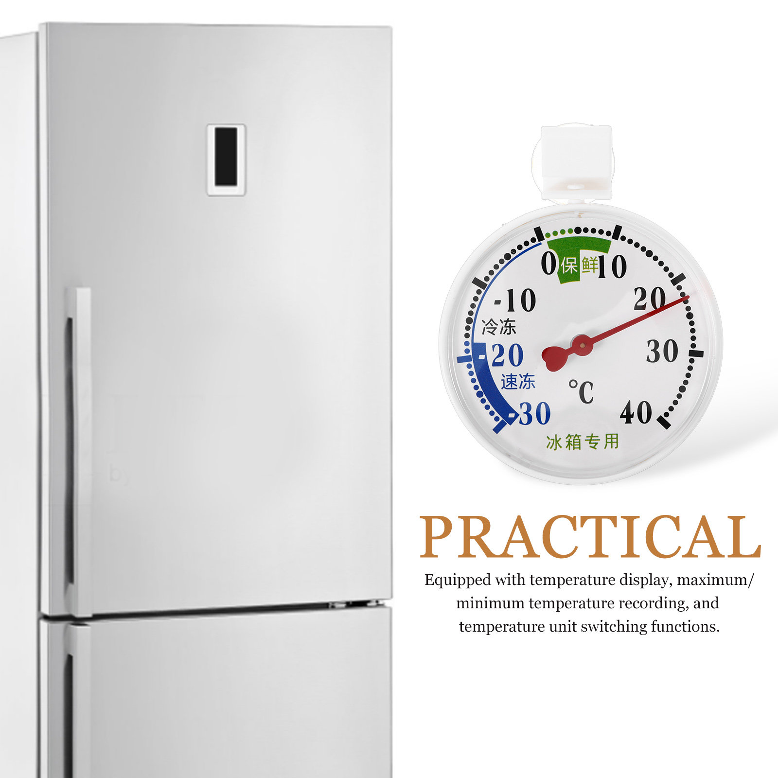مقياس حرارة عالي ومنخفض الحرار - مراجعة Food Storage Freezer وسعره