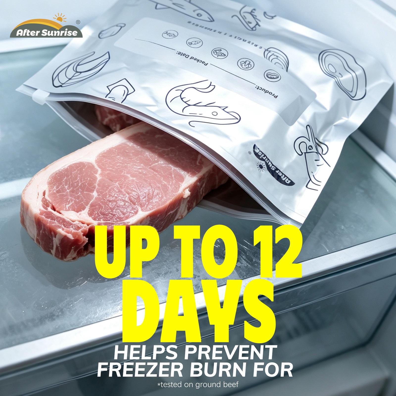 【الأطعمة المبردة】أكياس تخزين ق - مراجعة Food Storage Aluminum وسعره