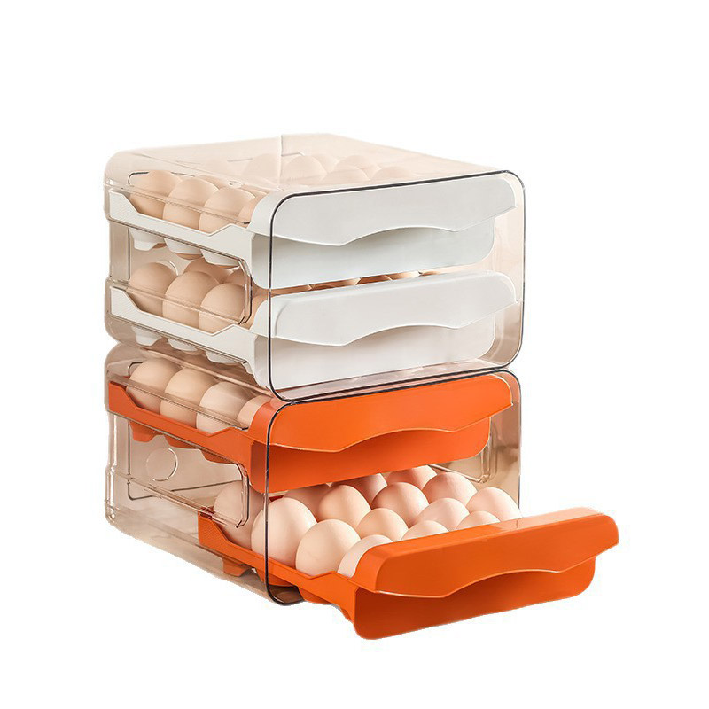 صندوق تخزين البيض ذو الطبقتين  - مراجعة Food Storage Drawers وسعره