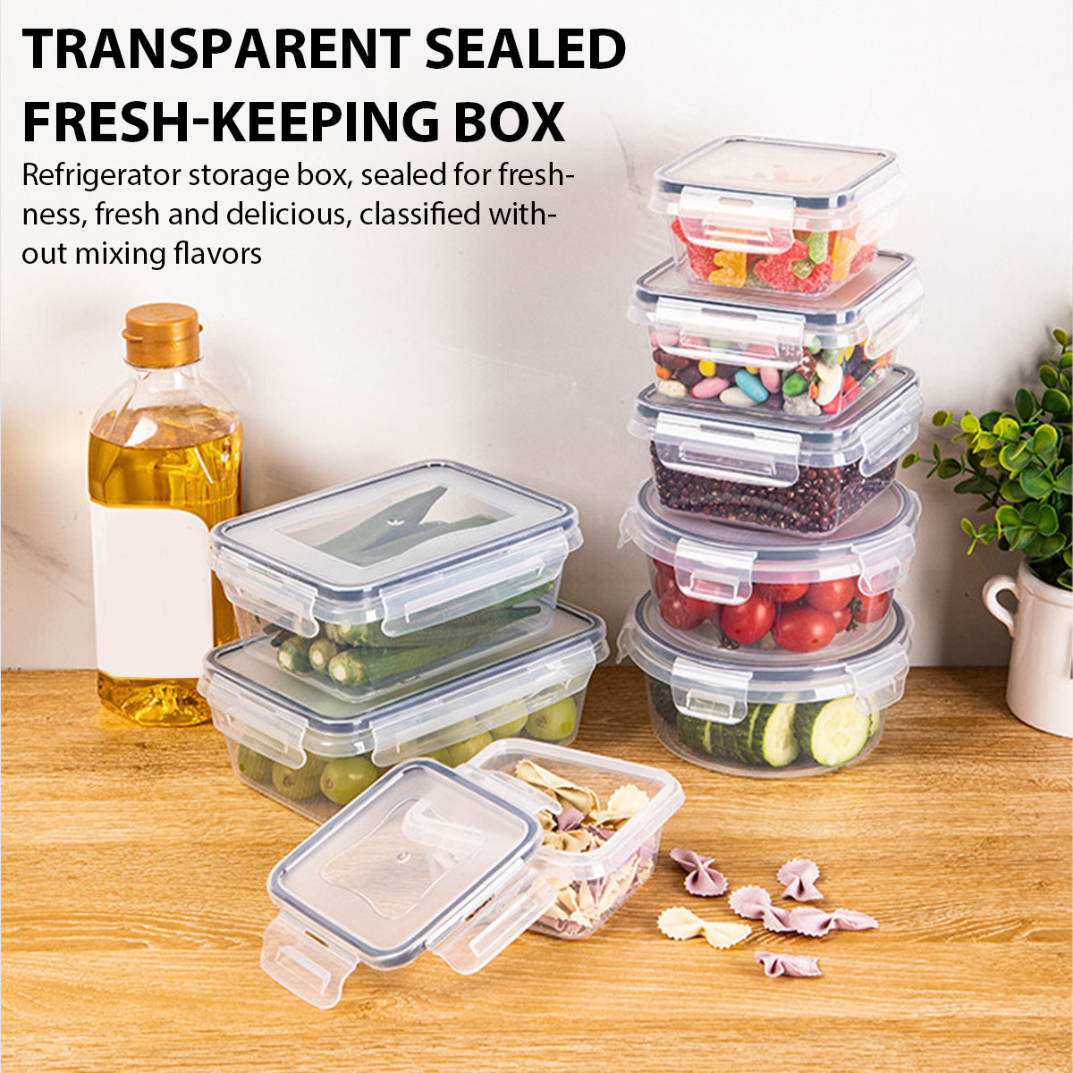 24 قطعة/المجموعة الغذاء مجموعة - مراجعة Food Storage Box Set وسعره