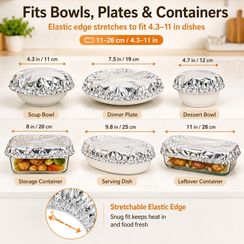 أغطية عازلة من رقائق الألومنيو - مراجعة Food Storage Aluminum وسعره