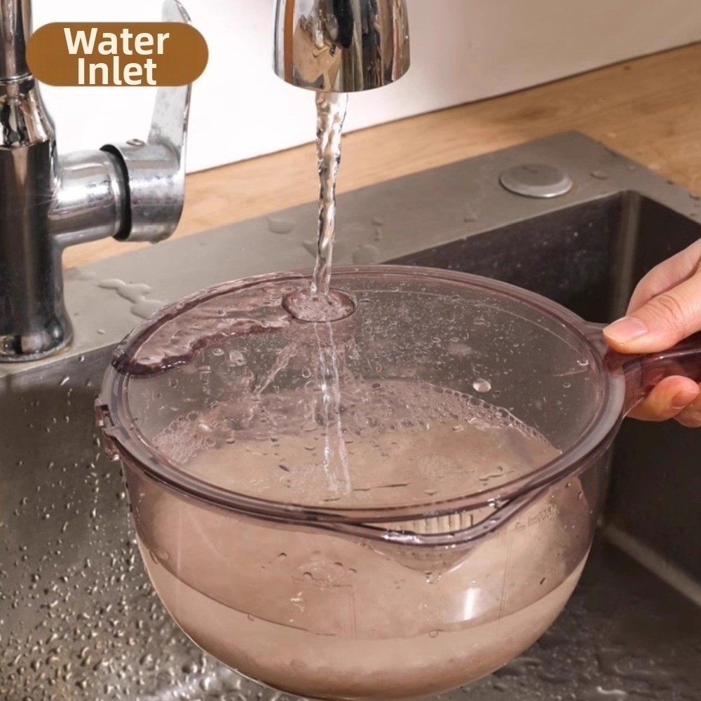 سلة تصريف الخضروات بمقبض طويل، - مراجعة Food Storage Handling وسعره