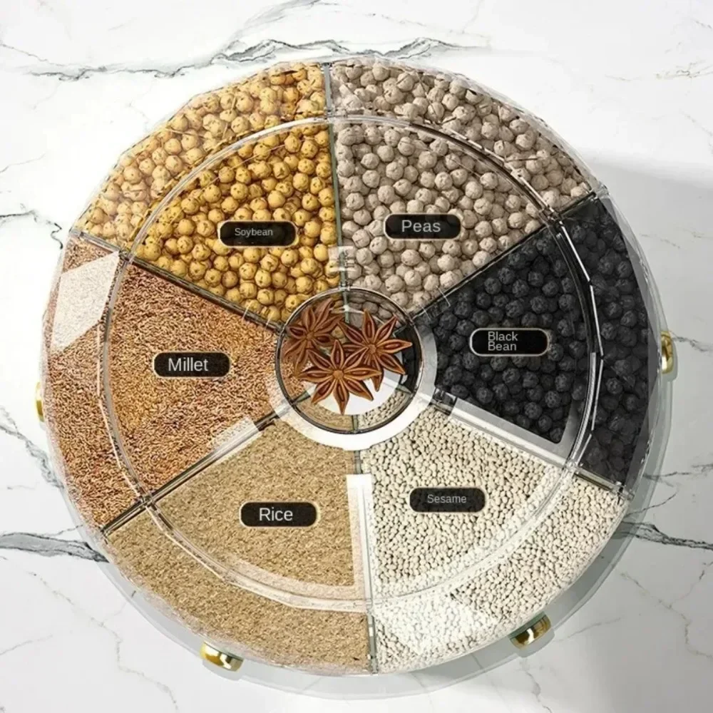حاوية تخزين حبوب دوارة بسعة كب - مراجعة Food Storage Drawers وسعره
