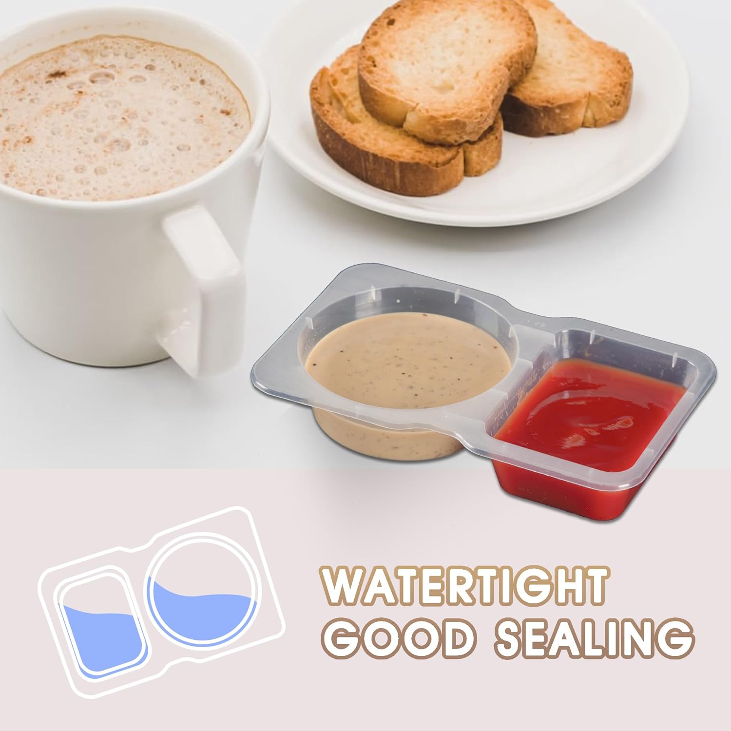 حاوية توابل مزدوجة الأقسام قاب - مراجعة Food Storage Without Plastic وسعره