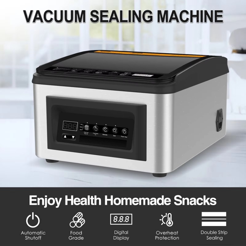 آلة تغليف الطعام بالتفريغ الهو - مراجعة Vacuum Sealer Bag وسعره