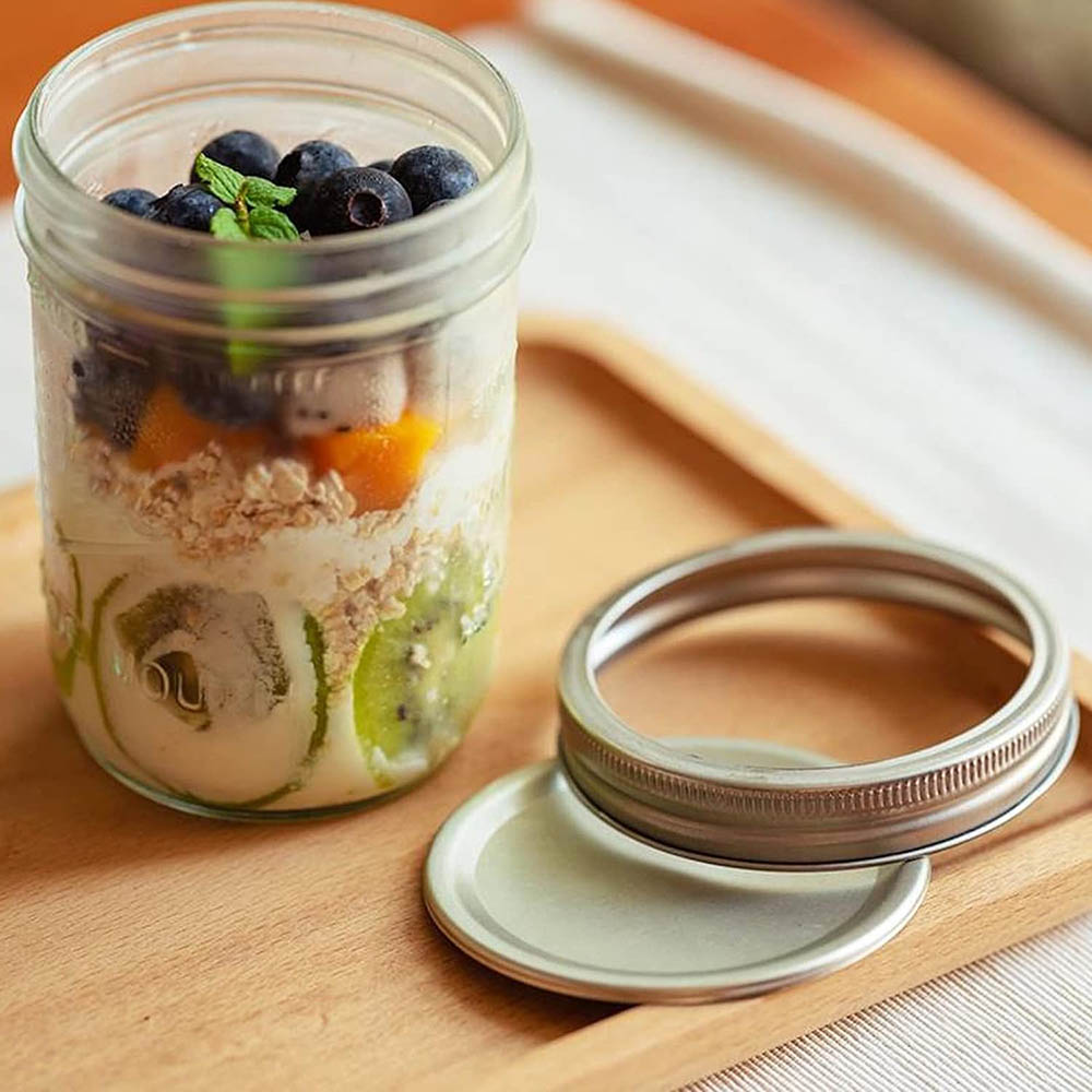 برطمانات ماسون واسعة الفوهة سع - مراجعة Food Storage Lid وسعره