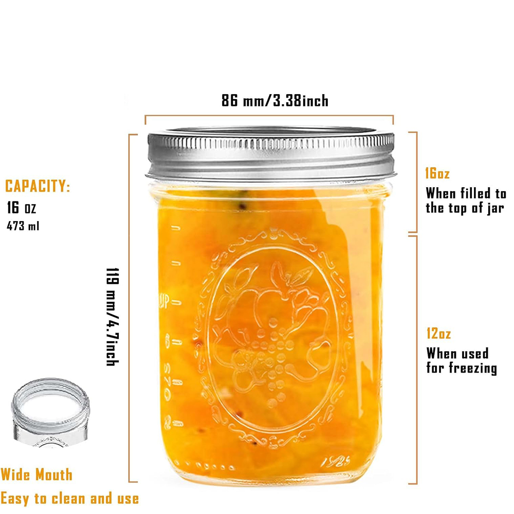 برطمانات ماسون واسعة الفوهة سع - مراجعة Food Storage Lid وسعره
