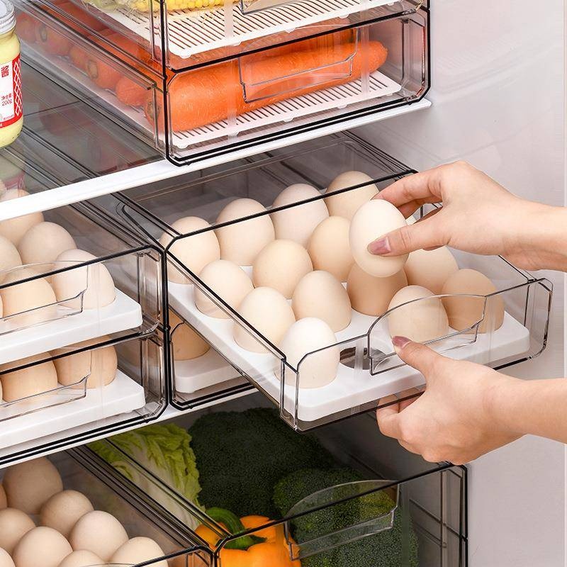 صندوق تخزين طعام للثلاجة، درج  - مراجعة Food Storage Eggs وسعره