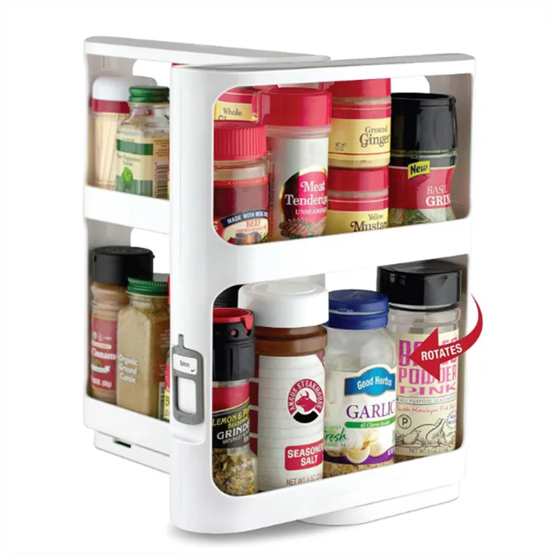 رف دوار للتخزين متعدد الطبقات، - مراجعة Food Storage Without Plastic وسعره