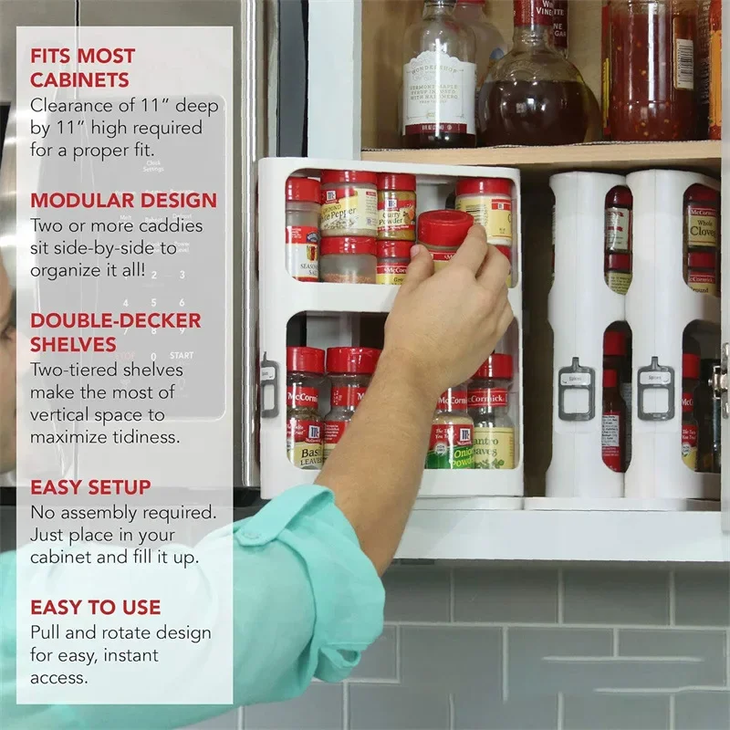 رف دوار للتخزين متعدد الطبقات، - مراجعة Food Storage Without Plastic وسعره