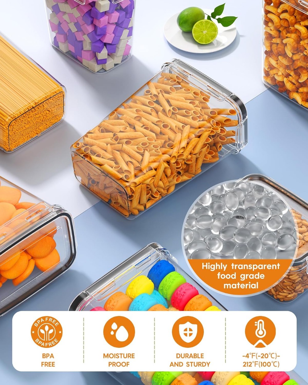 24 قطعة من حاويات تخزين الطعام - مراجعة Food Storage Lid وسعره