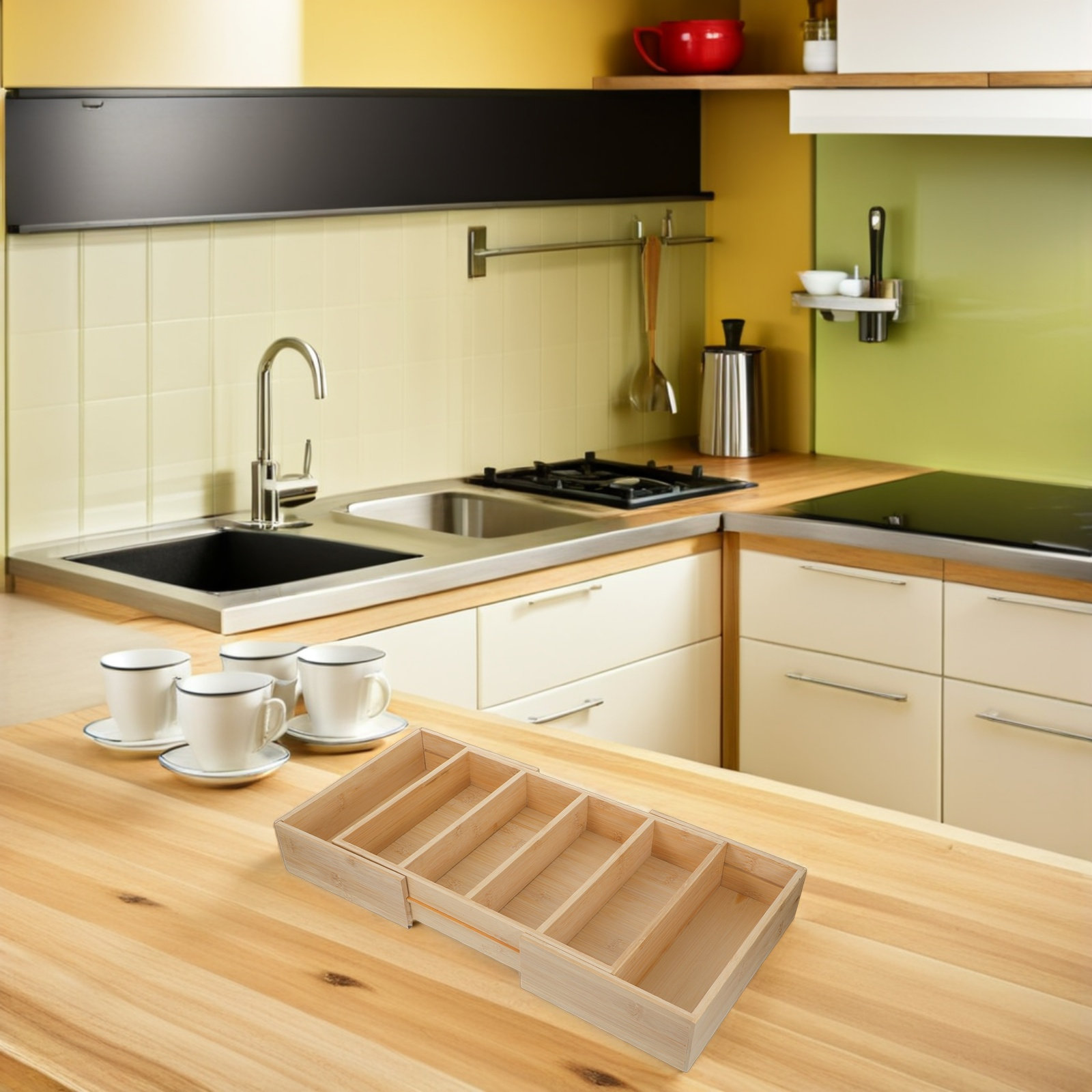 منظم رفوف قابل للتوسيع من الخي - مراجعة Food Storage Drawers وسعره
