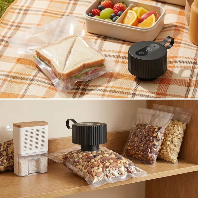 جهاز تفريغ الهواء الكهربائي لب - مراجعة Food Storage Jars وسعره